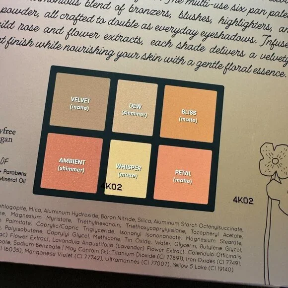 Wingme | NEW Ethereal Rose Face and Eye Palette in Light/Medium - Picture 5 of 8